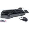 BTC Smart Office Keyboard+Mouse 8190URF Black (Кл-ра Ergo,М/Мед,USB+Мышь 3кн,Roll,USB)