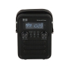 Радиоприемник MAX MR-340 black edition Дисплей с подсветкой, FM радио (87.5-108 МГц), MP3/WMA с USB/microSD, Часы/Будильник/Календарь. (30059)