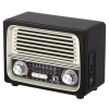 Радиоприемник MAX MR-370, AM/FM/SW, трехполосный радиоприемник, разъемы USB/TF, BLUETOOTH, мощность 5W, цвет: Black/Gold (30061)