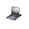 Коммутатор KVM/LCD PS2 USB VGA 19" 1PT CL5800N-ATA-RG ATEN LCD Консоль ATEN {CL5800N-ATA-RG} для KVM-переключателей, 19", SVGA+KBD+Mouse PS/2;USB, с KVM-шнуром USB+PS2 1.8м, LCD/ЖК экран 19", лат./рус.клав, (1280x1024 75Hz;выход на 2-ю конс.;DDC2B;доп.порт USB A-типа Female;крепление Dual Rail)