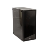 Корпус Aerocool Quartz Red , ATX, без БП, закаленное стекло спереди и сбоку, 3x 12см LED (красный), 1х 12см (черный) в комплекте, 1xUSB 3.0, 2xUSB 2.0 (4713105968934)