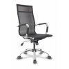 Кресло руководителя COLLEGE CLG-619 MXH-A Black(XH-633A/Black) Чёрный, сетка, крестовина/подлокотники-хром. металл, до 120кг, ш 64см, г 48см, в 47см (00-00114295)