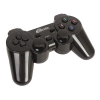 Геймпад  RITMIX GP-020WPS Black беспроводной 2,4 Ггц, для ПК/PS3, USB+PS коннектор, 2 вибромотора, 17 кнопок, кабель 1,5м