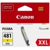 Чернильница Canon CLI-481XXLY Yellow  для PIXMA TR7540/TR8540/TS6140/TS8140/TS9140