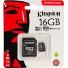 Флеш карта microSDHC 16Gb Class10 Kingston SDCS/16GB + adapter