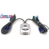 Multico <EW-K1102> 2-port Super Mini Desktop KVM Switch with Cable (клавиатураPS/2+мышьPS/2+VGA15F)