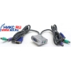 Multico <EW-K1002> 2-port PS/2 KVM Switch with Cable(клавиатураPS/2+мышьPS/2+VGA15F)