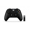 Геймпад Microsoft Xbox One + Беспроводной ПК адаптер черный USB Беспроводной виброотдача обратная связь (4N7-00003)