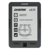 Digma E635 Grey (6", mono, 800x600,4Gb,FB2/PDF/DJVU/RTF/CHM/EPUB/DOC/JPG/BMP,  microSDHC, USB2.0)