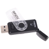Картридер Ginzzu GR-322B с интерфейсом USB 3.0, SD/SDXC/SDHC/MMC и 2 x microSD/microSDXC/microSDHС,  черный, блистер