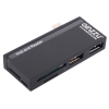 Универсальный OTG картридер Ginzzu GR-562UB, Type C , SD/SDXC/SDHC/MMC, 2 слота - microSDXC/SDXC/SDHS + 1 порт USB 3.0 + 1 порт USB 2.0, микроUSB порт