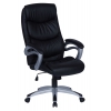 Кресло руководителя Бюрократ CH-S840/BLACK черный искусственная кожа (пластик серебро)