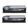 Память PATRIOT Viper Elite Gaming DDR4 Общий объём памяти 16Гб Module capacity 8Гб Количество 2 2666 МГц Множитель частоты шины 16 1.2 В серый PVE416G266C6KGY