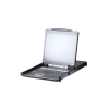 Коммутатор KVM/LCD IP USB VGA 17" 8PT CL5708IM-ATA-RG ATEN LCD КВМ ATEN {CL5708IM-ATA-RG} 1 local user PS2/USB/VGA консоль LCD 17"+32 IP user => 8 cpu/портов/port PS2/USB+VGA, с KVM-шнурами USB 2x1.8м, 1280x1024, 1U 19", исп.спец.шнуры, OSD, каскад 256, лат./рус.клав., крепление Single Rail