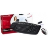 Genius Wireless SlimMate 3000 (Кл-ра,М/Мед,USB,FM+Мышь  USB,3кн,Roll,Optical,FM)