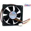 TITAN DC FAN <TFD-8025M12C> for m/tower (SMART, 80x80x25mm, 28дБ, 2500об/мин)