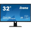31.5" ЖК монитор IIYAMA ProLite XB3270QS-B1 <Black> с пов.экрана (LCD,2560x1440,  DVI,  HDMI,  DP)