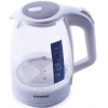 Чайник Endever KR-325G, 2200Вт, 1.8л, стекло, белый (80276)
