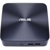 Неттоп Asus VivoMini UN65U-M002M slim i3 7100U  (2.4)/4Gb/500Gb 5.4k/HDG620/noOS/WiFi/BT/темно-синий