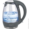 Чайник Polaris PWK 1719CGL, 2200Вт, 1.7л, стекло, серый