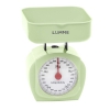 Весы кухонные LUMME LU-1302, механические, max 5 кг., точность 40 гр., зелёный нефрит (30208)