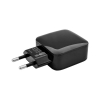 Универсальное зарядное устройство Jet.A UC-S18 от сети 220В (2USB, 3.1А, кабель microUSB), чёрное (UC-S18 Black)