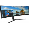 49"    ЖК монитор Samsung  C49J890DKI (Curved LCD, Super UltraWide, 3840x1080, HDMI, DP,  USB3.0 Hub)