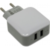Jet.A <UC-Z18 White> Зарядное устройство USB (Вх. AC100-240V, Вых.  DC5V, 2xUSB 2.4A)