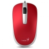 Мышь проводная Genius DX-120 Red, USB оптическая, красный, 1000 dpi, 3 кнопки, (31010105104)
