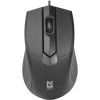 Мышь проводная оптическая DEFENDER Optimum MB-270 черный,3 кнопки,1000 dpi (52270)