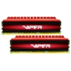 Память DDR4 16Gb 2x8GB (pc-28800) 3600MHz Patriot Viper4 CL17 Red PV416G360C7K