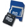 Transcend miniSecureDigital (miniSD) Memory Card 128Mb+ miniSD Adapter