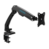 Кронштейн для мониторов Kromax OFFICE-8 black, для LCD/LED мониторов 15"-32", нагрузка 2-8 кг, настольный, 6 ст свободы, VESA 100x100 мм (24040)