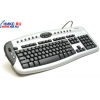 Кл-ра CHICONY Multimedia Office Keyboard KB-0350 Black-Silver <PS/2> Ergo 104КЛ+21КЛ М/Мед+Roll