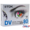 Digital Video Cassette MiniDV  TDK <DVM-80MEEA>  SP 80min/LP 120min