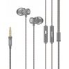 Наушники HARPER HV-806 / Проводные / Внутриканальные с микрофоном / Серый / 20 Гц - 20 кГц / 96  дБ / Двухстороннее / Mini-jack / 3.5 мм (H00001331)