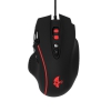 Проводная игровая мышь Jet.A XENOMORPH JA-GH36 чёрная (800-3200dpi, 8 кнопок, LED-подсветка, USB) (JA-GH36 Black)