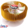 Thermaltake <CL-P0220> Golden Orb II Cooler for Socket 754/775/939/940 (17дБ, 1600об/мин, Blue LED Light, Cu+Al)