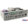 5.25" Multi Function Panel USB2.0 CF/MD/SM/MMC/SD/MS(/Pro/Duo)Card Reader/Writer+3portUSB2.0+1port1394+Audio Jacks