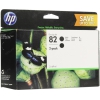 Картридж HP P2V34A (№82) Dual Pack Black для DesignJet  111/510 серии