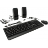 Genius Super Value Pack KMS-U130 <USB> (Кл-ра, USB +Мышь, 3Кн, Roll,  USB,колонки) (31280005402)