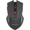 Мышка USB OPTICAL WRL MM-275 RED 52276 DEFENDER