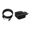 Универсальное зарядное устройство Jet.A UC-C18 от сети 220В (2USB, 3.1А,каб USB TypeC), чёрное (UC-C18 Black)
