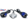 Defender <UKU-T02> 2-port USB KVM Switch (клавиатура PS/2+мышь PS/2+VGA15F) (кабели несъемные)