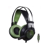 Гарнитура  A4Tech Bloody J450 черный/зеленый (2.2м)