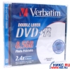 DVD+R Disc Verbatim   8.5Gb  2.4x  Double Layer, printable <43516/7>