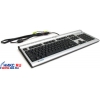 Клавиатура A4-Tech X-Slim MultiMedia Keyboard KLS-7MU <PS/2> 104КЛ+17КЛ М/Мед  +  USB  порт