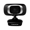 Веб-камера CANYON CNE-CWC3N 720P HD webcam with USB2.0. connector, 360° rotary view scope, 1.0Mega pixels черный