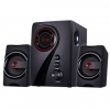 Акустическая система 2.1 Ginzzu GM-406 с Bluetooth (40Вт, плеер SD-card/USB-flash, FM-радио, эквалайзер, пульт ДУ)