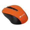 Мышь беспроводная CANYON CNE-CMSW1O (Wireless, Optical 800/1000/1200 dpi, 4 btn, USB, power saving button), оранжевый USB